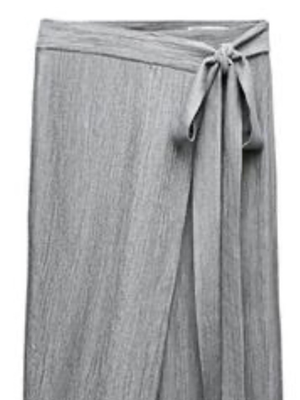 Zara Mid-rise Wrap Trouser Size Large